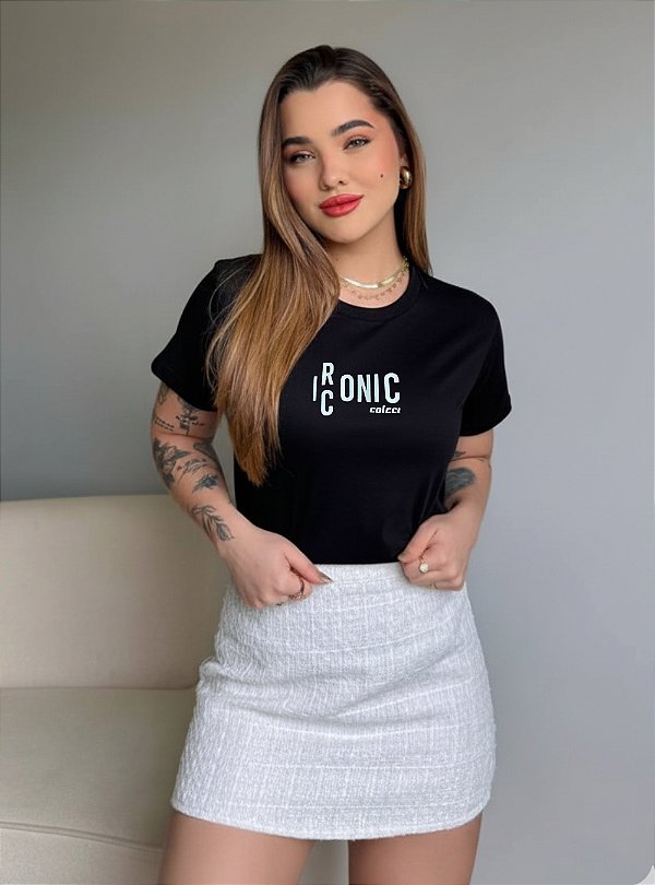 T-SHIRT COLCCI ICONIC - PRETO
