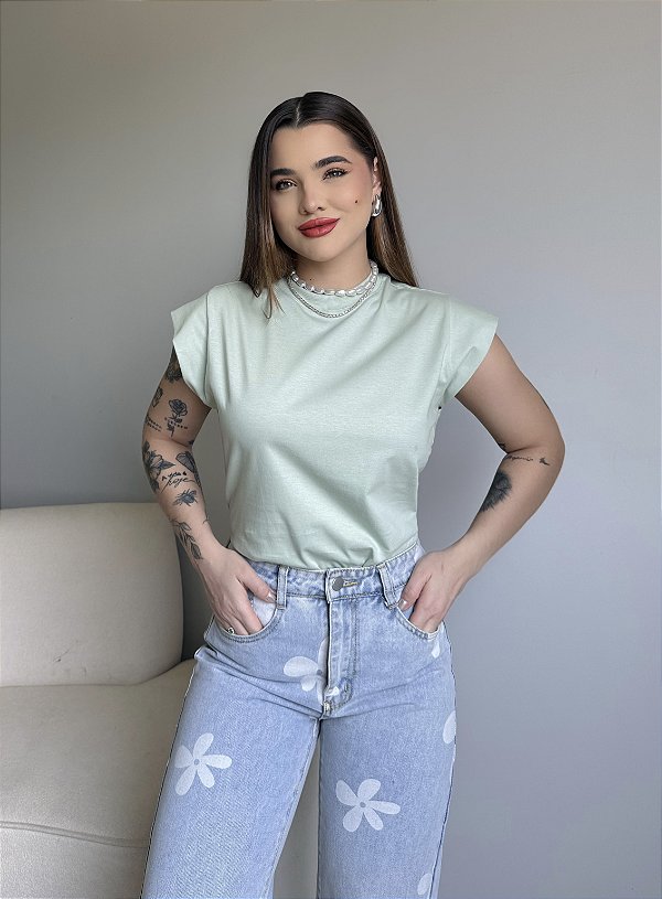 T-SHIRT MUSCLE TEE - VERDE NOSTALGIA