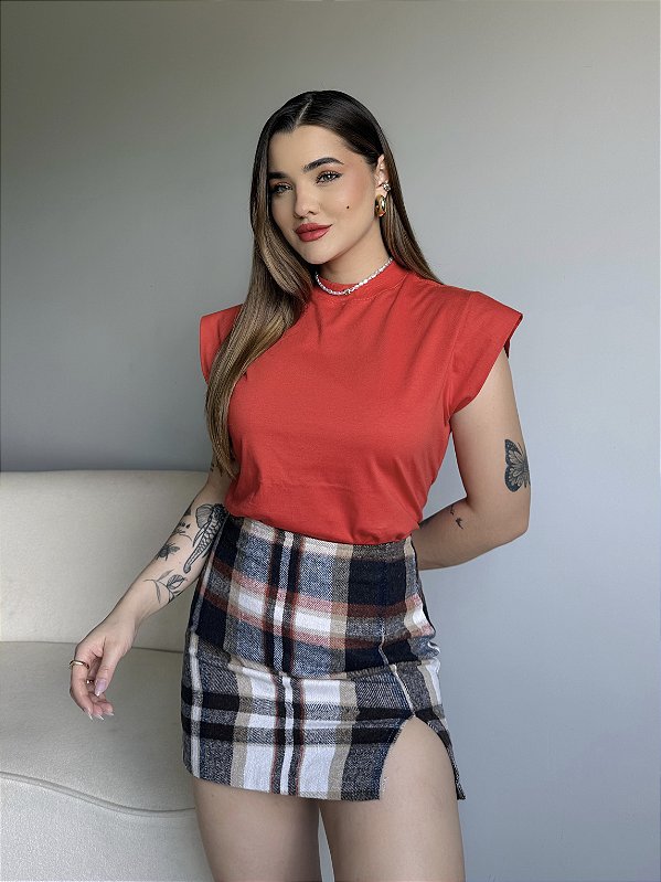 T-SHIRT MUSCLE TEE - LARANJA DESTINO