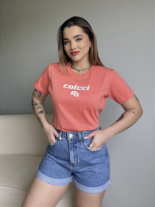 T-SHIRT COLCCI - CORAL