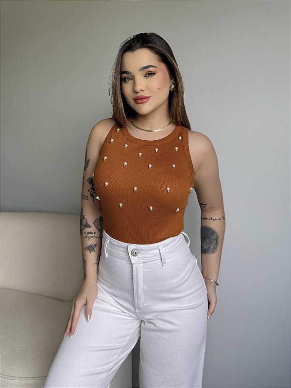 REGATA PEROLAS - CARAMELO