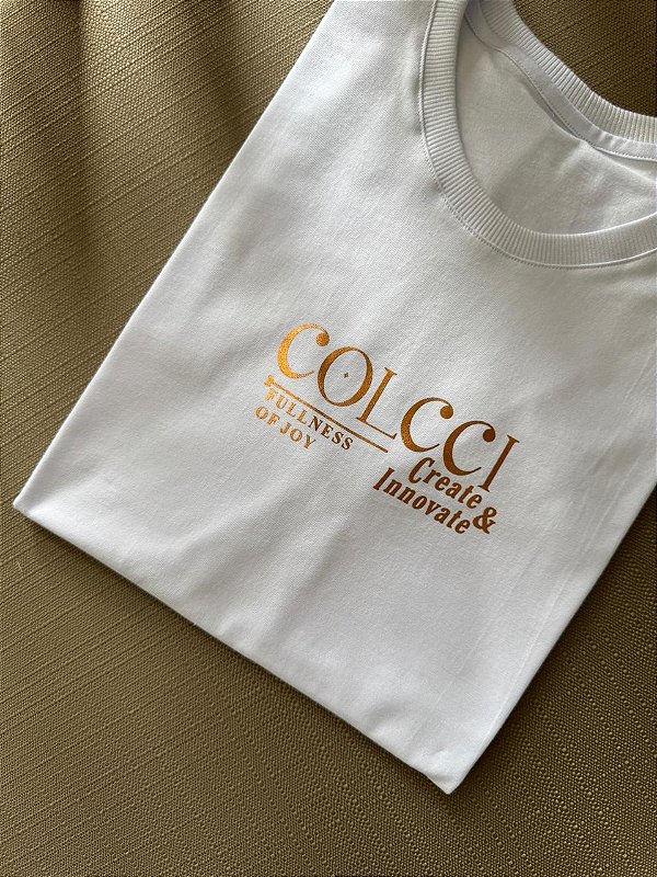 T-SHIRT COLCCI CREATE & INNOVATE - BRANCO