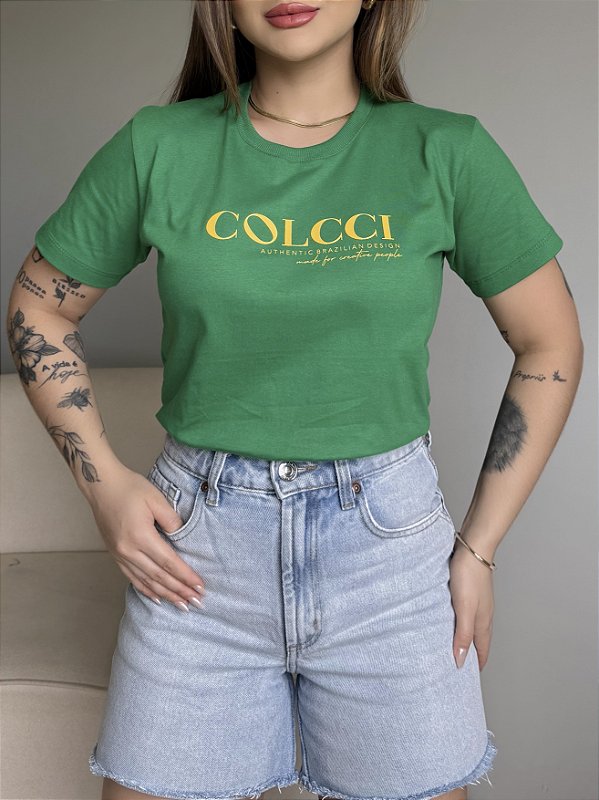T-SHIRT COLCCI AUTHENTIC - VERDE BANDEIRA