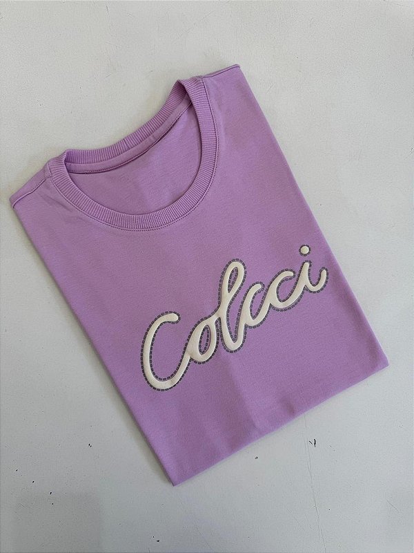 T-SHIRT COLCCI PUFF - ROXO POESIA