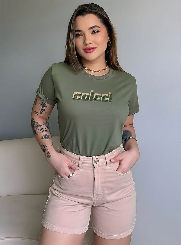 T-SHIRT COLCCI 2D - FOLHA SECA