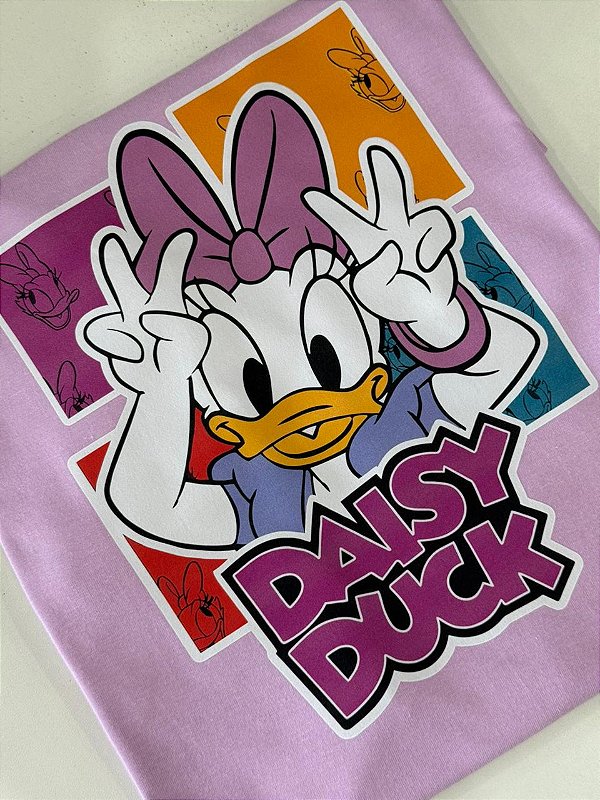 T-SHIRT DTF DAISY DUCK - ROXO POESIA