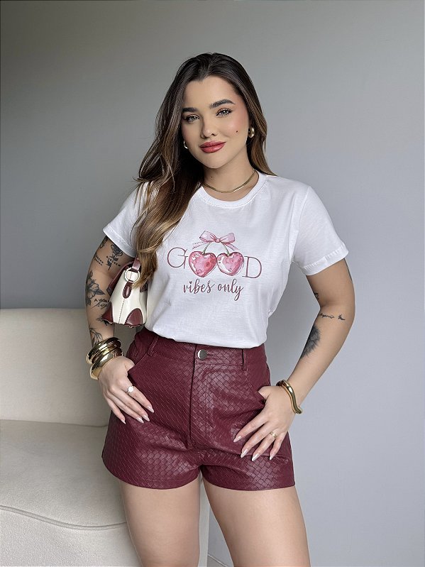 T-SHIRT DTF GOOD VIBES ONLY - OFF WHITE