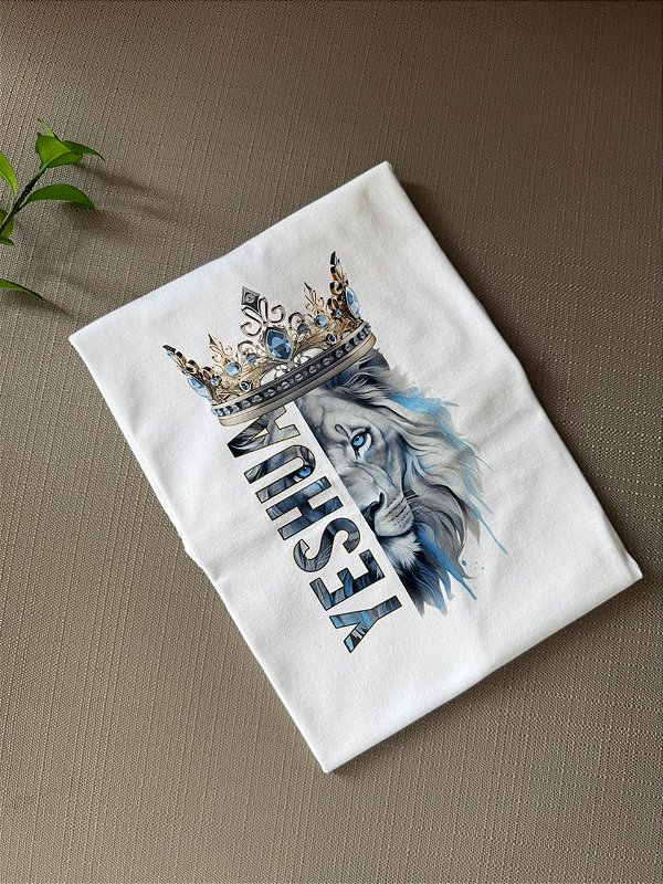 T-SHIRT DTF LEÃO YESHUA - OFF WHITE