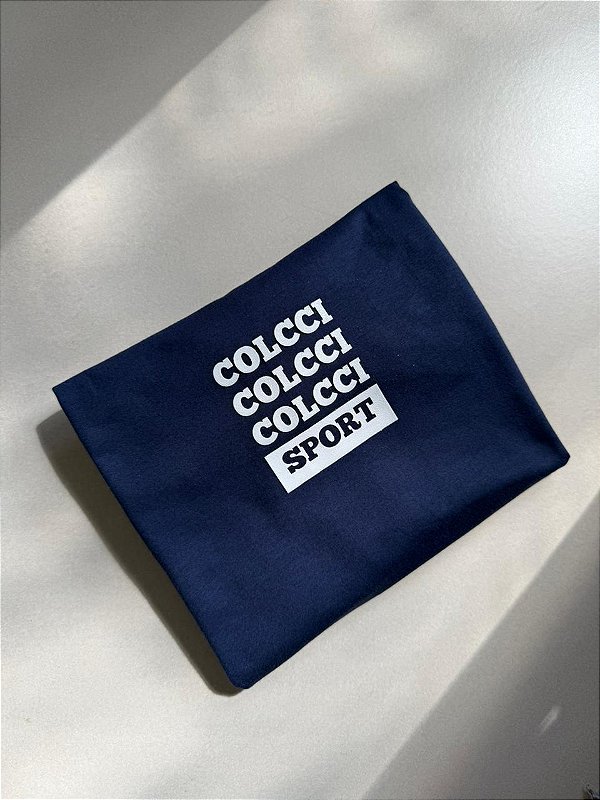 T-SHIRT COLCCI COLCCI COLCCI COLCCI SPORT - AZUL MARINHO