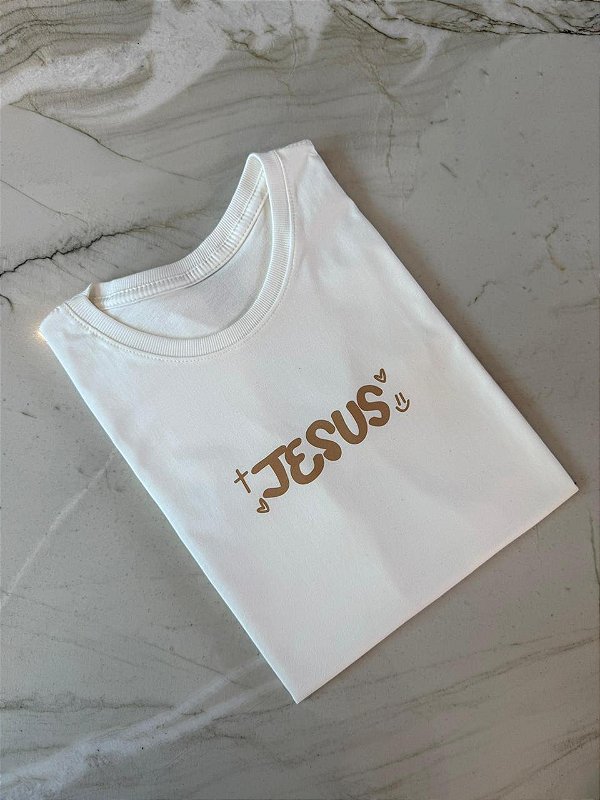 T-SHIRT DTF JESUS -  OFF WHITE