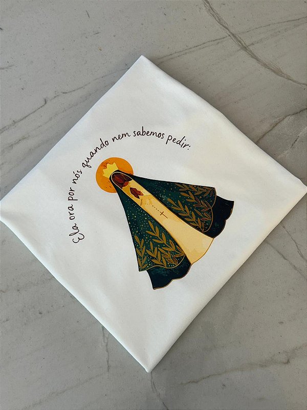 T-SHIRT DTF ELA ORA POR NÓS -  OFF WHITE