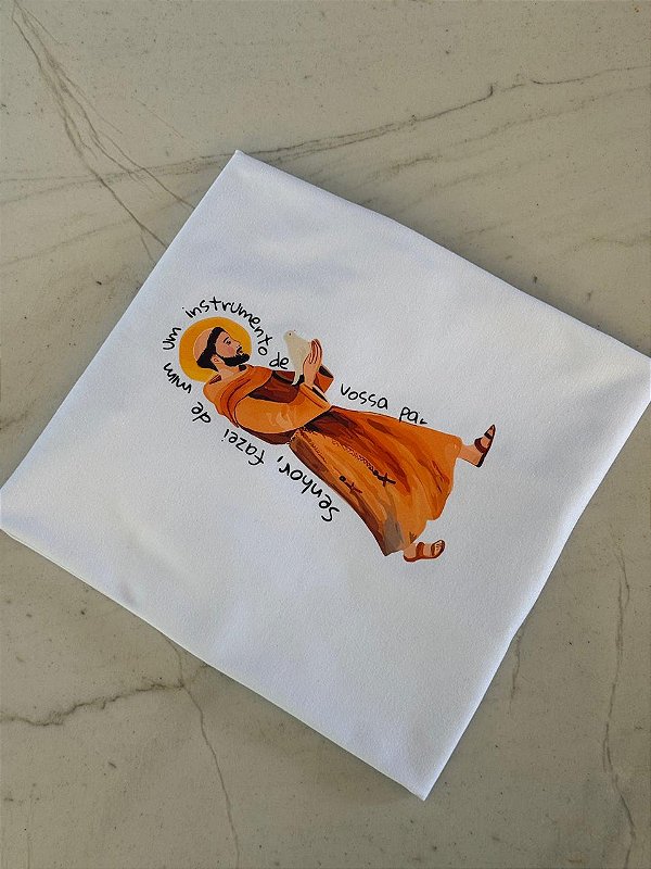 T-SHIRT DTF SÃO FRANCISCO - BRANCO