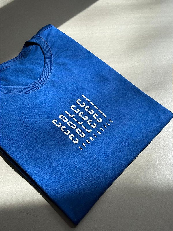 T-SHIRT COLCCI COLCCI COLCCI SPORT STILE - AZUL BIC