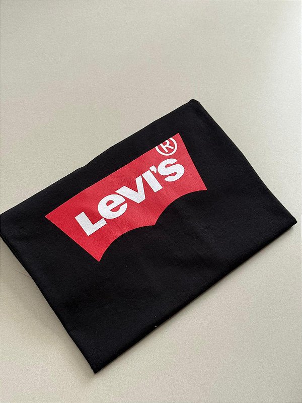 T-SHIRT LEVIS - PRETO