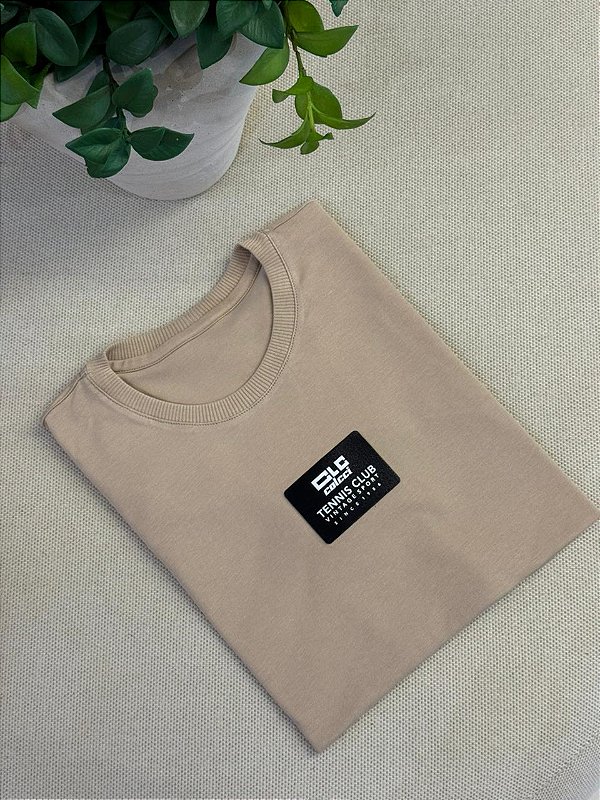 T-SHIRT COLCCI TENNIS CLUB - BEGE DUNAS