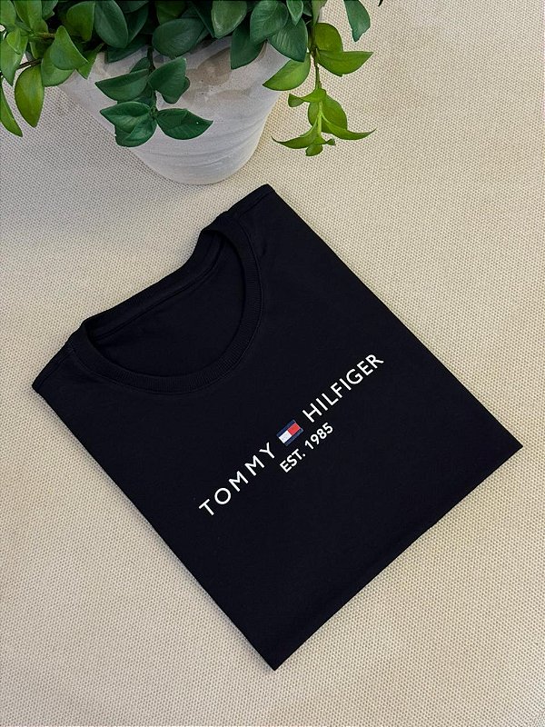 T-SHIRT TOMMY HILFIGER - PRETO