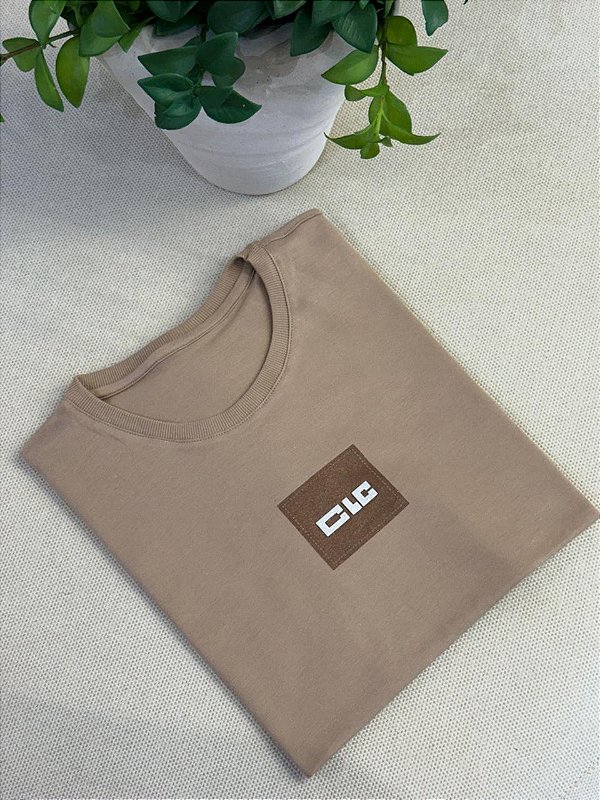 T-SHIRT COLCCI CLC C/GLITTER - CAPUCCINO