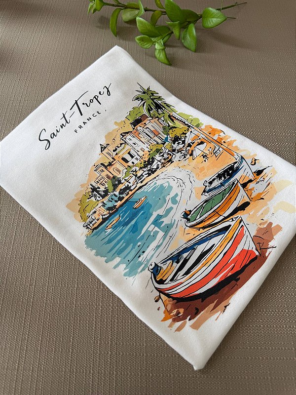 T-SHIRT DTF SAINT TROPEZ - OFF WHITE