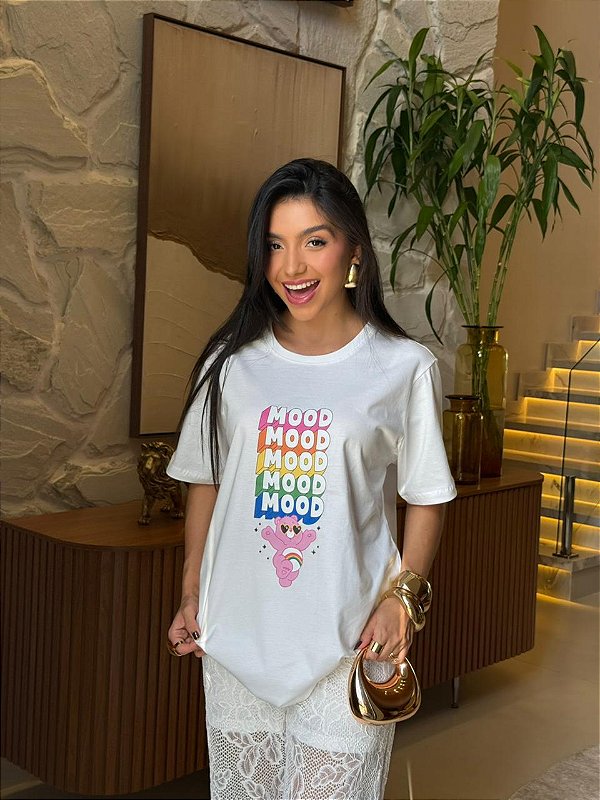 MAX TEE DTF MOOD URSINHOS CARINHOSOS - OFF WHITE