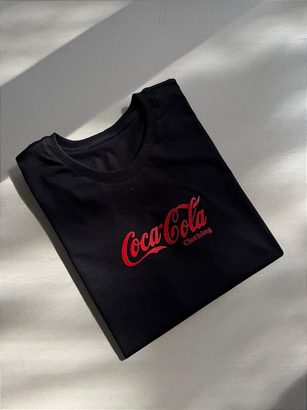 T-SHIRT COCA COLA - PRETO