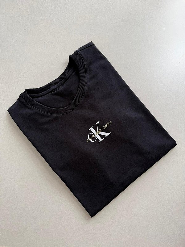 T-SHIRT CALVIN KLEIN JEANS CK - PRETO