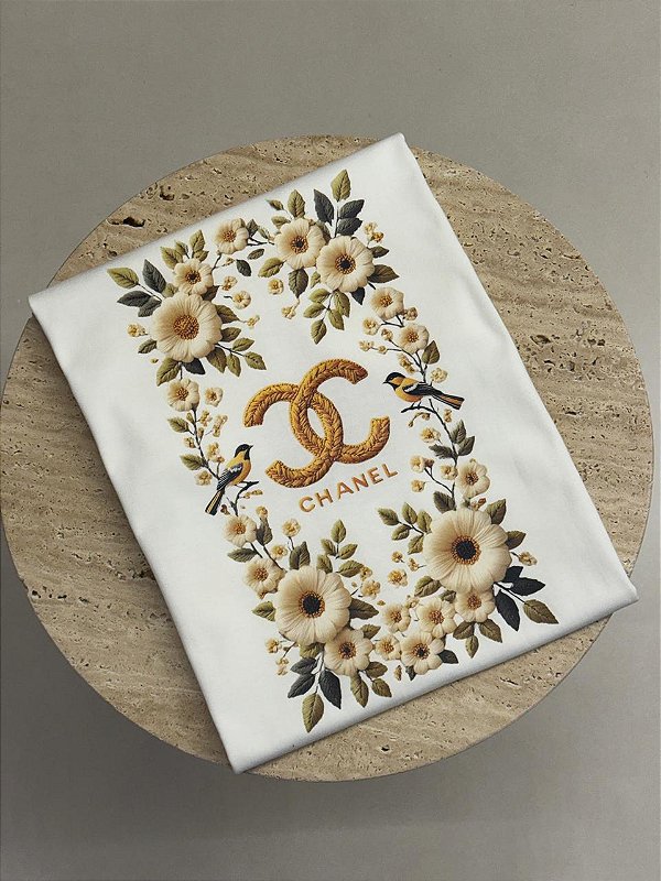 T-SHIRT DTF  CHANEL - OFF WHITE