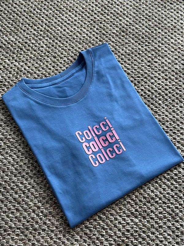 T-SHIRT COLCCI COLCCI COLCCI - AZUL ESTIMADO