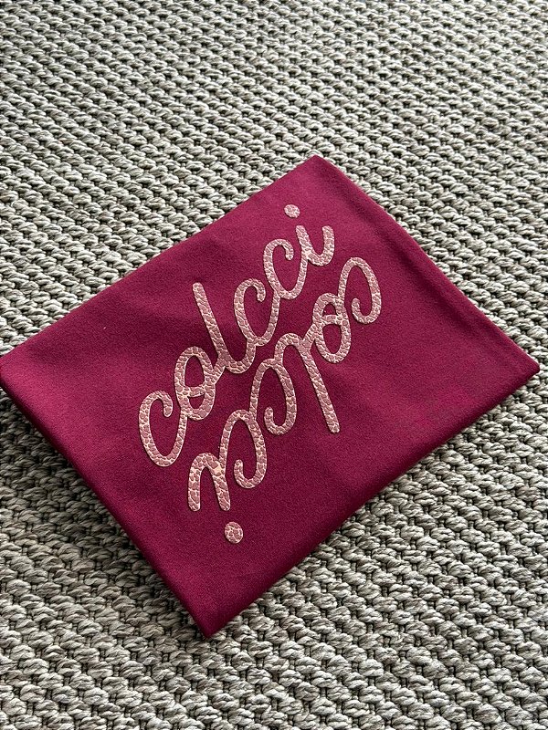 T-SHIRT COLCCI ESPELHADO - BORDO