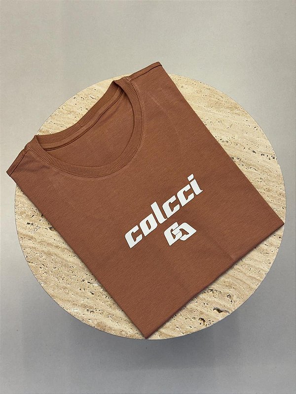 T-SHIRT COLCCI - MOCHA MOUSSE