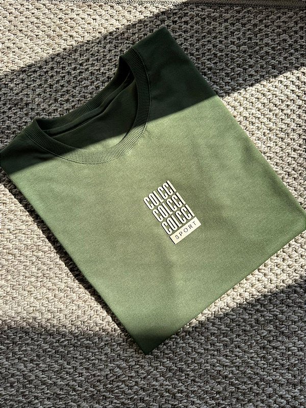 T-SHIRT COLCCI COLCCI COLCCI COLCCI SPORT - VERDE MILITAR