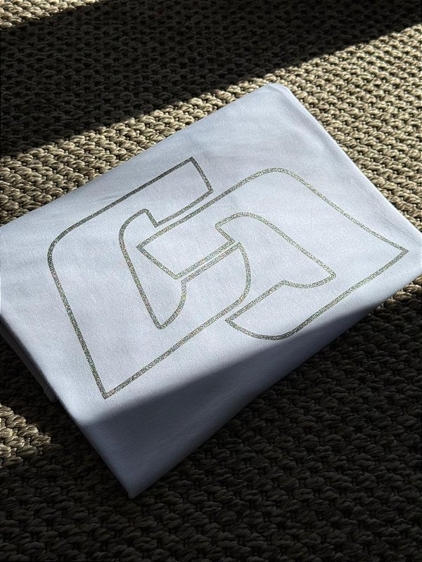 T-SHIRT COLCCI METALIZADO - BRANCO