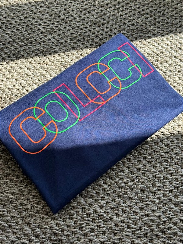 T-SHIRT COLCCI COLORS - AZUL MARINHO