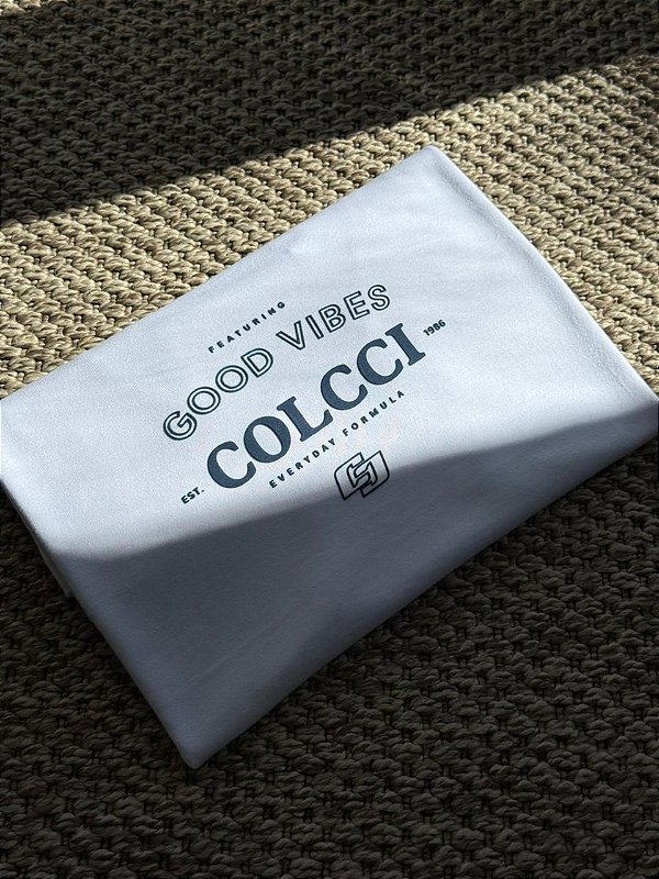 T-SHIRT COLCCI GOOD VIBES - BRANCO