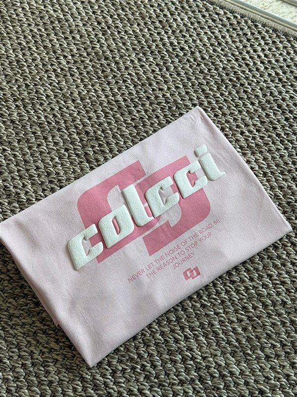 T-SHIRT COLCCI NEVER LET (ALTO RELEVO) - ROSA