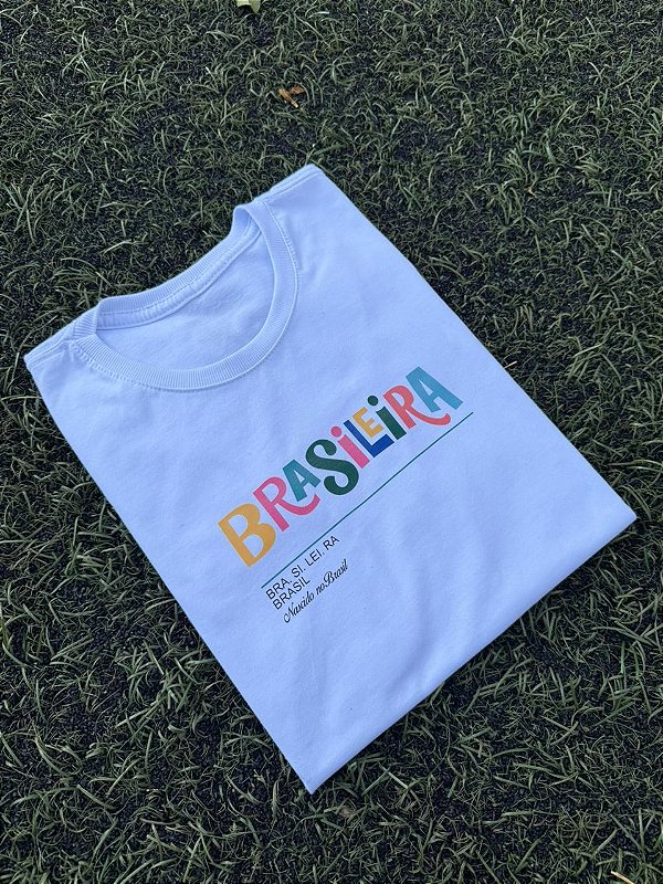 T-SHIRT DTF BRASILEIRA - BRANCO