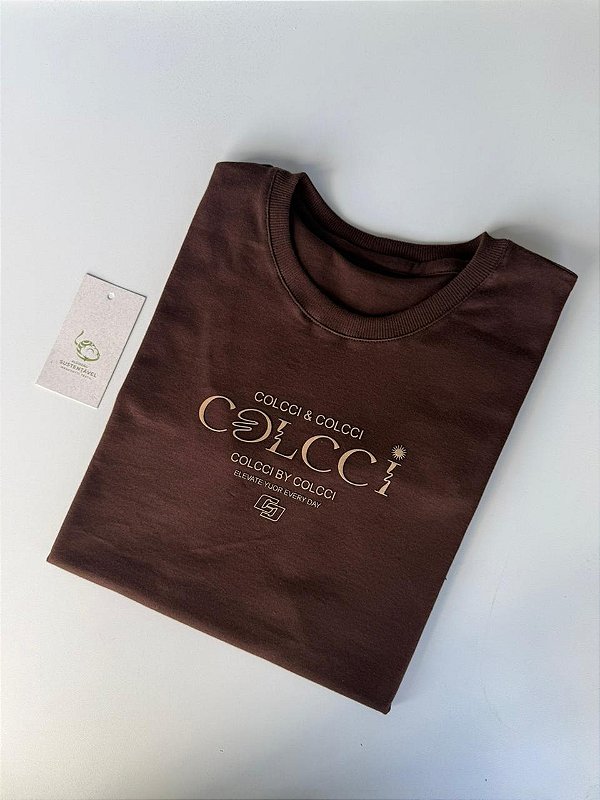 T-SHIRT COLCCI BY COLCCI - MARROM EXPRESSO