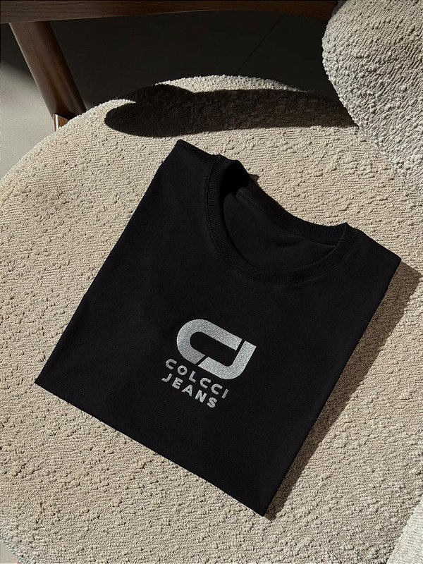 T-SHIRT COLCCI JEANS - PRETO