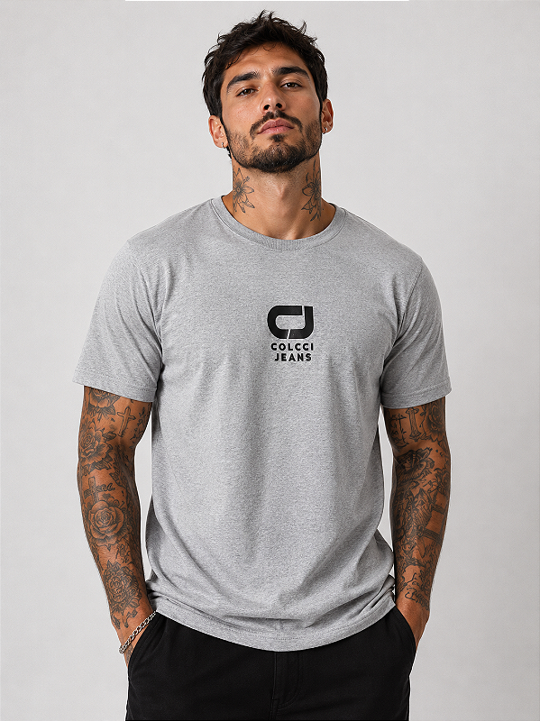 CAMISETA MASCULINA COLCCI JEANS - MESCLA