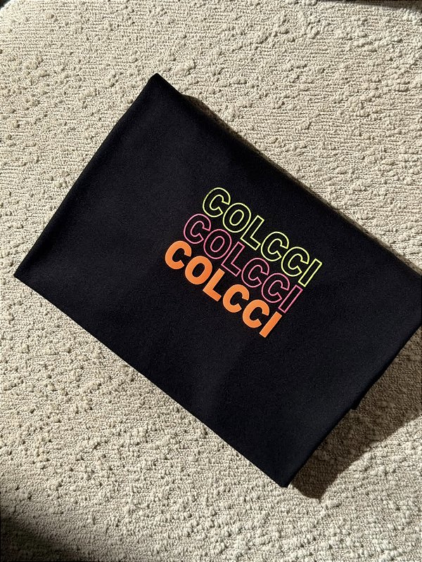 T-SHIRT COLCCI NEON - PRETO