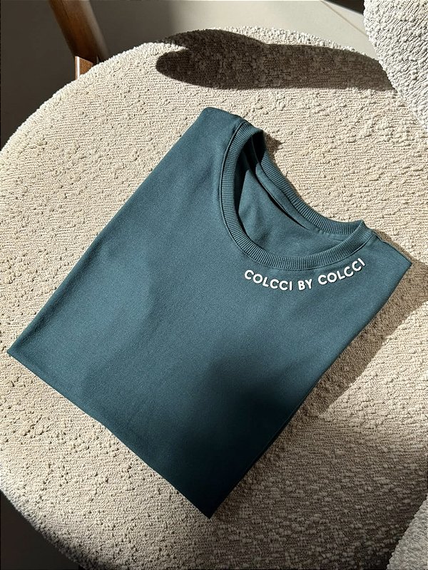 T-SHIRT COLCCI BY COLCCI (GOLA) - VERDE NOITE