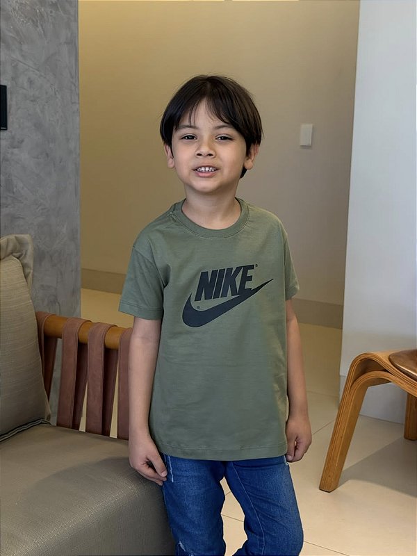 T-SHIRT INFANTIL DTF SIMBOLO NIKE - FOLHA SECA