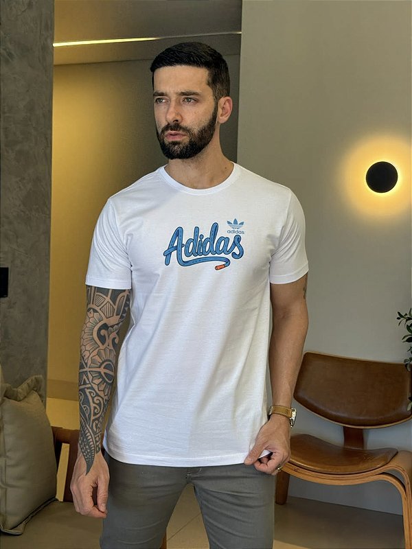 CAMISETA MASCULINA DTF ADIDAS XX - BRANCO