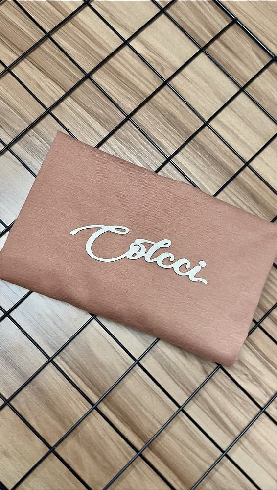 T-SHIRT COLCCI (OFF) - MOCHA MOSSE