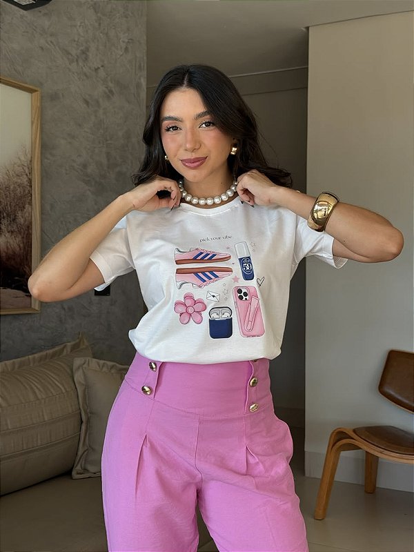 T-SHIRT DTF PICK YOUR VIBE - OFF WHITE