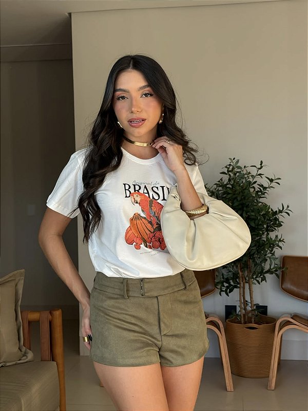 T-SHIRT DTF ORIGINAL DO BRASIL - OFF WHITE