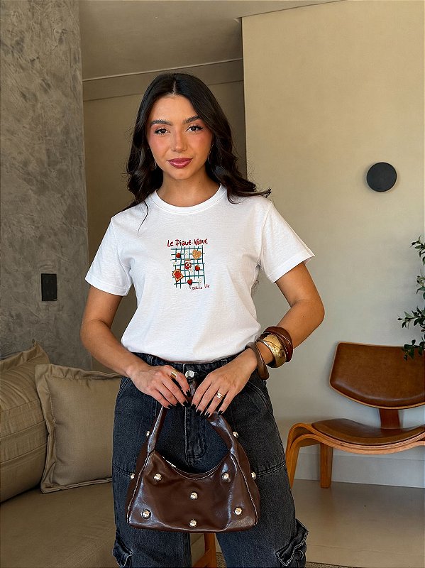 T-SHIRT DTF LE PIQUE NIQUE - BRANCO