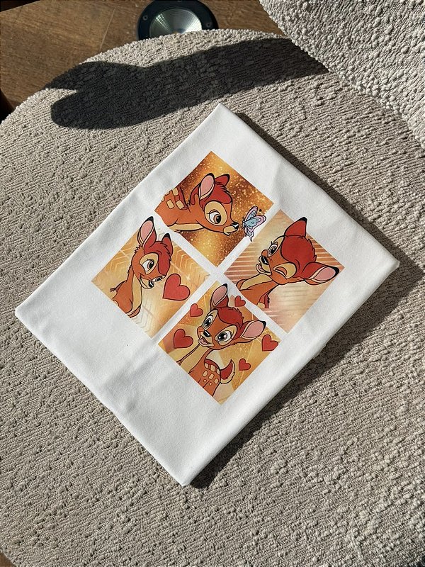 T-SHIRT DTF MOOD BAMBI - OFF WHITE