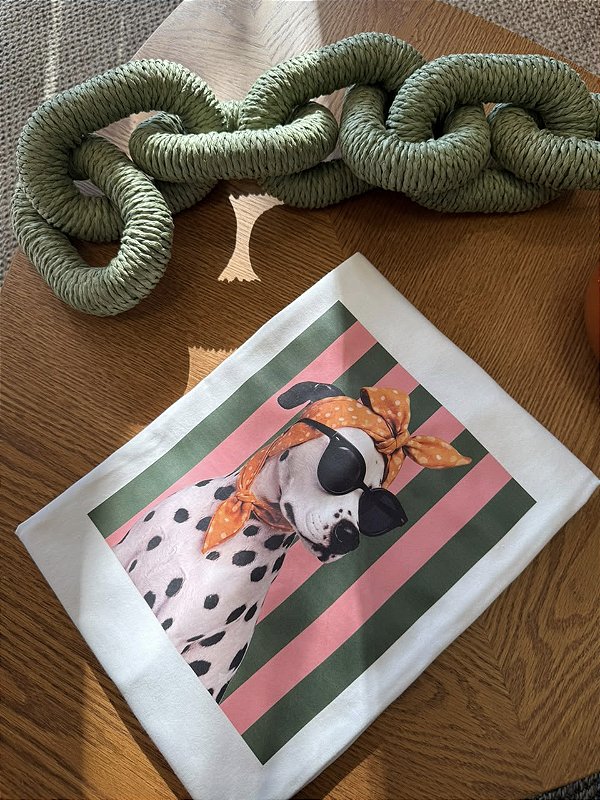 T-SHIRT DTF DALMATA FASHION - OFF WHITE