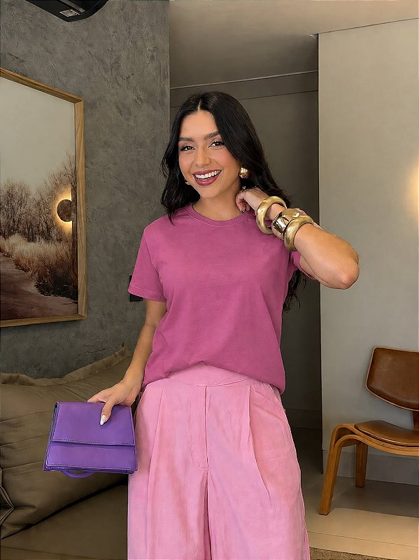 T-SHIRT LISA - ROXO MAGIC