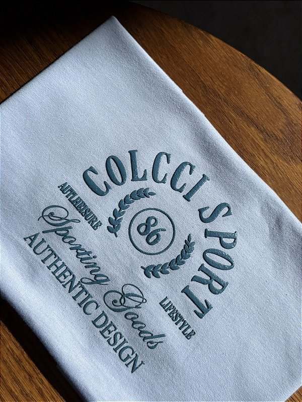 T-SHIRT COLCCI SPORT SPORTING GOODS - AZUL CÉU